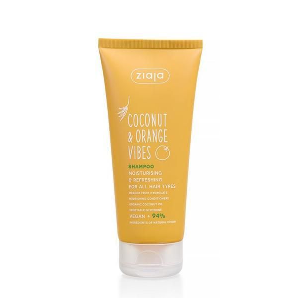 Ziaja Шампоан за всички типове коса - Ziaja Coconut &amp; Orange Vibes Shampoo Moisturizing &amp; Refreshing, 200 мл