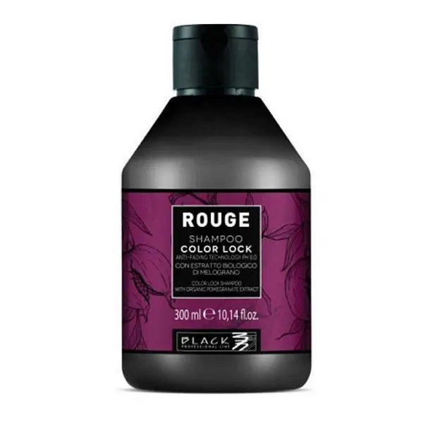 Black Professional Line Шампоан за защита на боядисана коса - Black Professional Line Rouge Color Lock Shampoo, 300мл