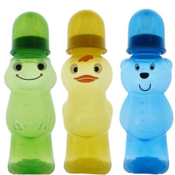 Primii Pasi Шише формата на Пате / Плюшено мече / Жаба, R0147 Primii Pasi, 250 мл