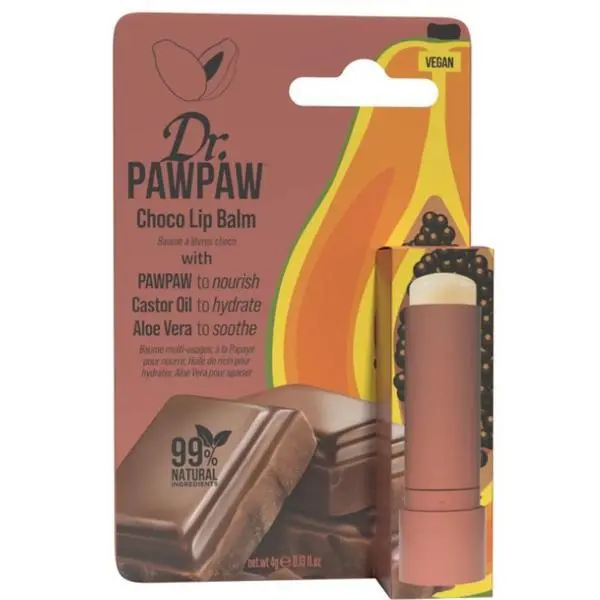 Dr Paw Paw Шоколадов балсам за устни - Dr PawPaw Choco Lip Balm, 4 гр