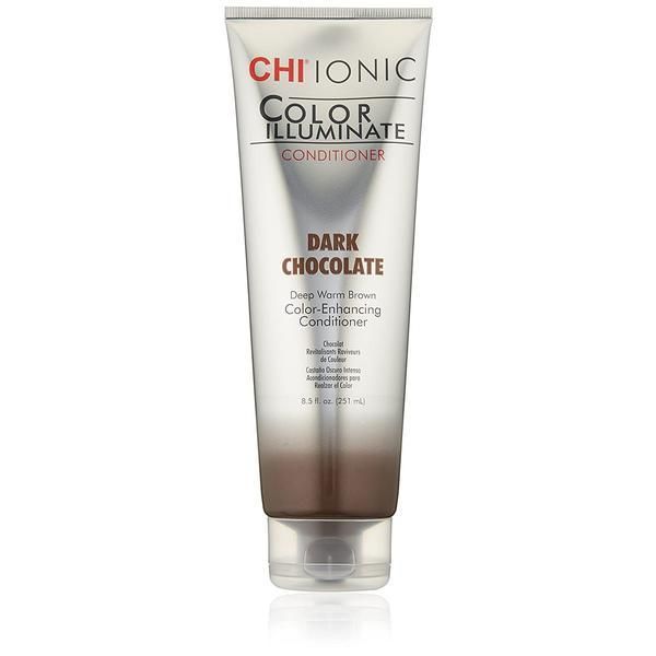 CHI Шоколадов оцветяващ балсам - CHI Farouk Ionic Color Illuminate Conditioner Dark Chocolate, 251 мл