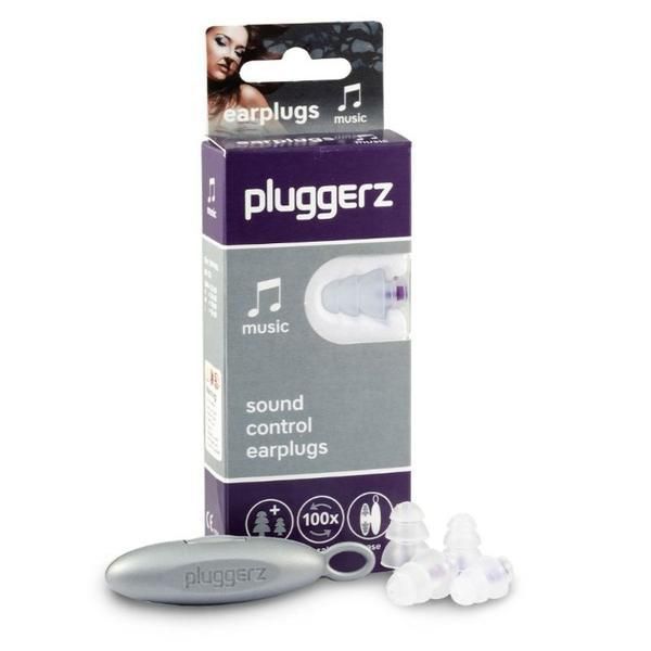 Pluggerz Силиконови тапи за уши с уникален филтър за музика - Pluggerz Music, 4 бр