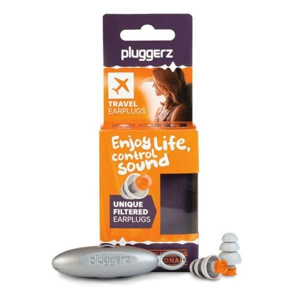 Pluggerz Силиконови тапи за уши за филтриране на летене и околния шум - Pluggerz Enjoy Travel, 2 бр