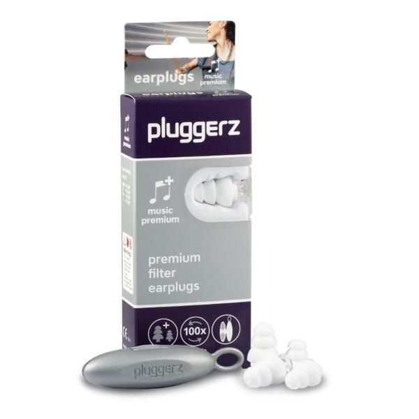 Pluggerz Силиконови тапи за уши за филтриране на силни звуци - Pluggerz Music Premium, 4 бр