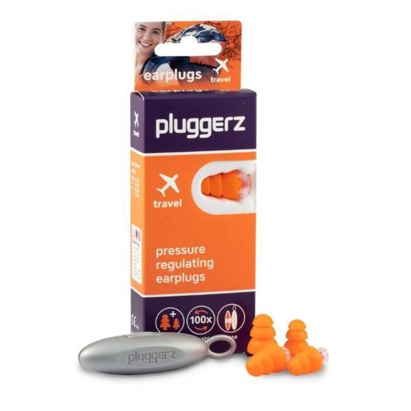 Pluggerz Силиконови тапи за уши за летене и филтриране на околния шум - Pluggerz Travel, 4 бр