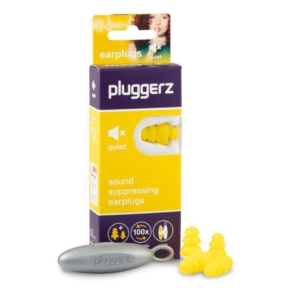 Pluggerz Силиконови тапи за уши за защита на слуха - Pluggerz Quiet, 4 бр