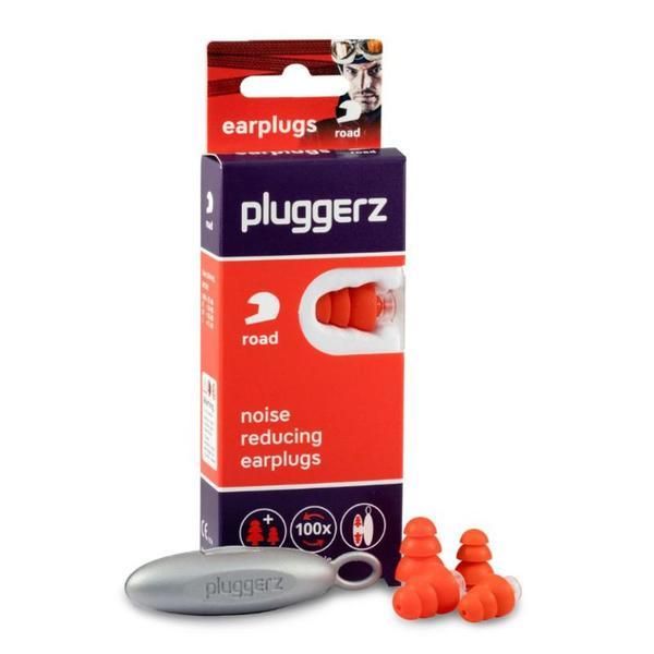 Pluggerz Силиконови тапи за уши за защита на ушите при каране на мотоциклет или шофиране в шумна среда - Pluggerz Road, 4 бр