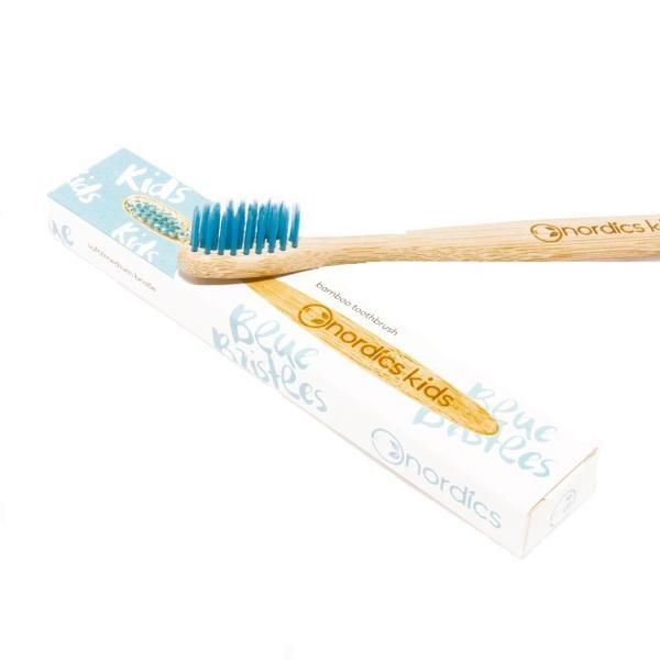 Nordics Синя бамбукова четка за зъби Nordics