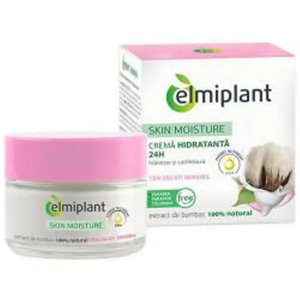 Elmiplant Skin Moisture Хидратиращ крем 24H Суха и Чувствителна кожа Elmiplant, 50мл