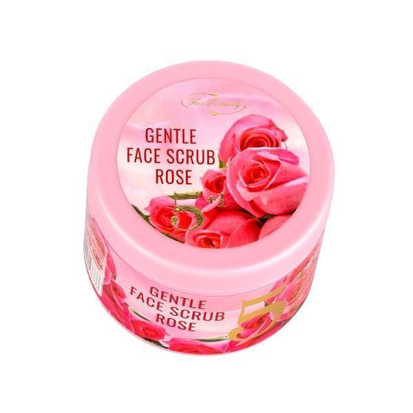 Fine Perfumery Скраб за лице 5 в 1 - Gentle Face Scrub Rose - Fine Perfumery, 100 мл