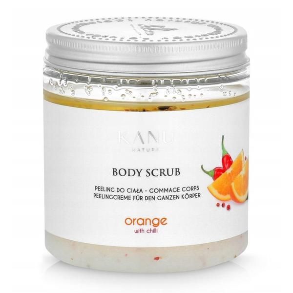 Kanu Nature Скраб за тяло с портокал и червен пипер - KANU Nature Body Scrub Orange with Chilli, 350 гр