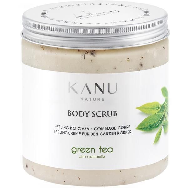 Kanu Nature Скраб за тяло със зелен чай и лайка - KANU Nature, 350 гр