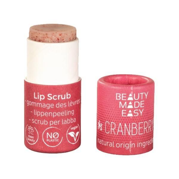 Beauty Made Easy Скраб за устни с червена боровинка Beauty Made Easy, 6 гр