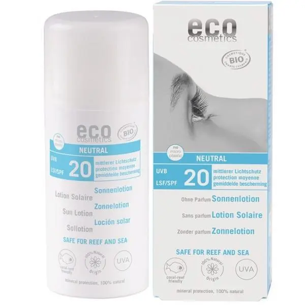 Eco Cosmetics Слънцезащитен флуиден лосион SPF 20   Eco Cosmetics, 100 мл