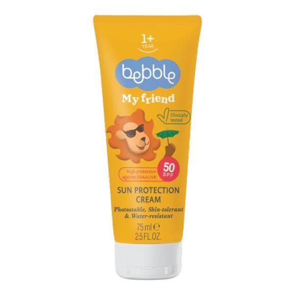 Bebble Слънцезащитен крем SPF50 за деца - Bebble My Friend Sun Protection Cream, 1+ Year, 75 мл