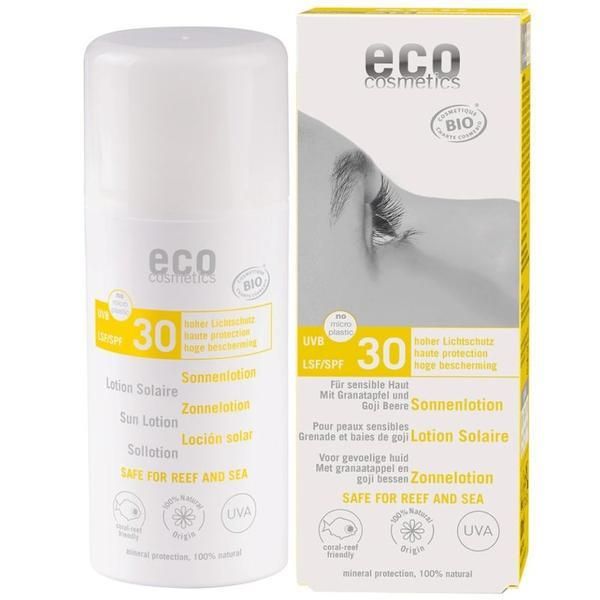Eco Cosmetics Слънцезащитен лосион SPF 30 с Goji Eco Cosmetics, 100 мл