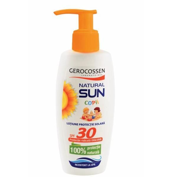 Gerocossen Слънцезащитен лосион за деца Gerocossen Natural Sun SPF30 200 мл