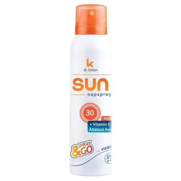 DrKelen Слънцезащитен спрей &amp; GO Bronze Sun SPF30 Dr. Kelen, 150 мл