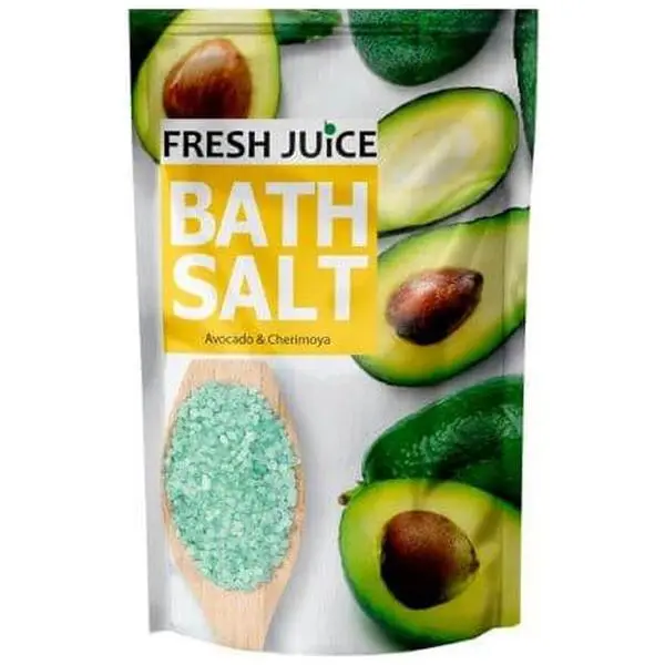 Fresh Juice Сол за вана с  авокадо и Черимоя, Fresh Juice 500 гр