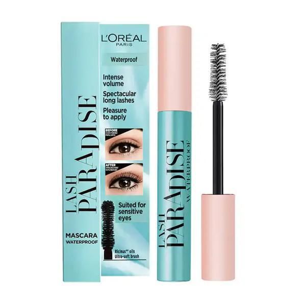 L'Oreal Paris Спирала за обем и удължаване - L'Oreal Lash Paradise Eye Mascara Waterproof, Black, 6.4 мл