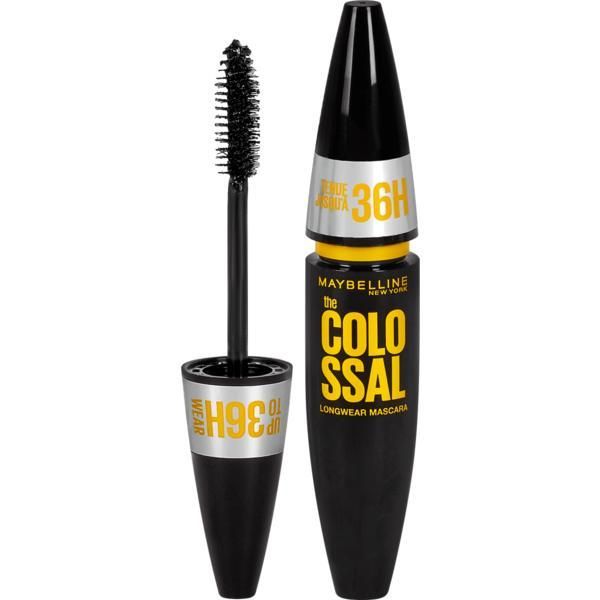 Maybelline Спирала за обем- Maybelline The Colossal Longwear Mascara Up To 36H Wear, Черна, 10 мл