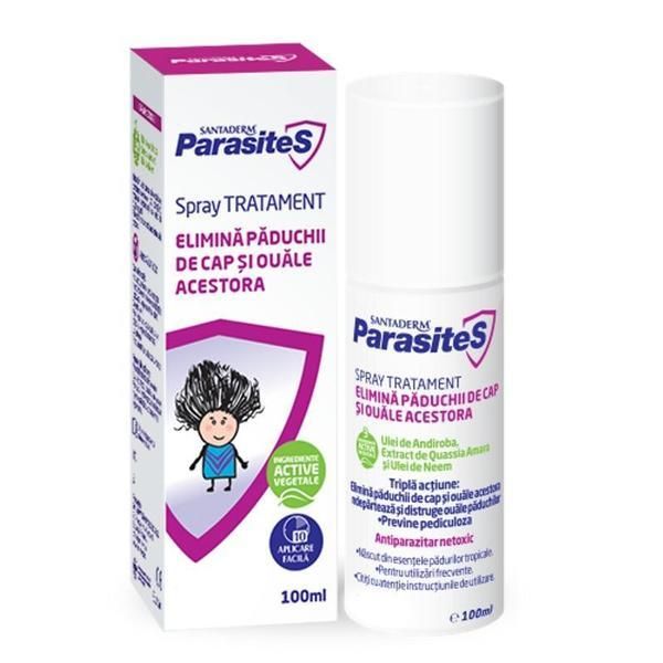 Vitalia Pharma Спрей Лечение на въшки Santaderm Vitalia Pharma, 100 мл