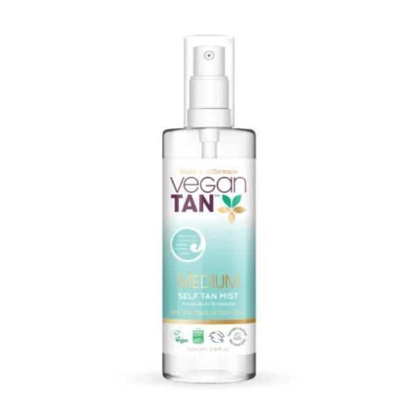 Vegan Tan Спрей за автотен Vegan Tan Self-Tan Facial Spray - Vegan Tan Self-Tan Mist Medium, 150 мл