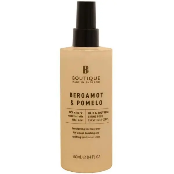 Boutique Спрей за коса и тяло с аромат на бергамот и помело - Boutique Hair &amp; Body Mist, 250 мл