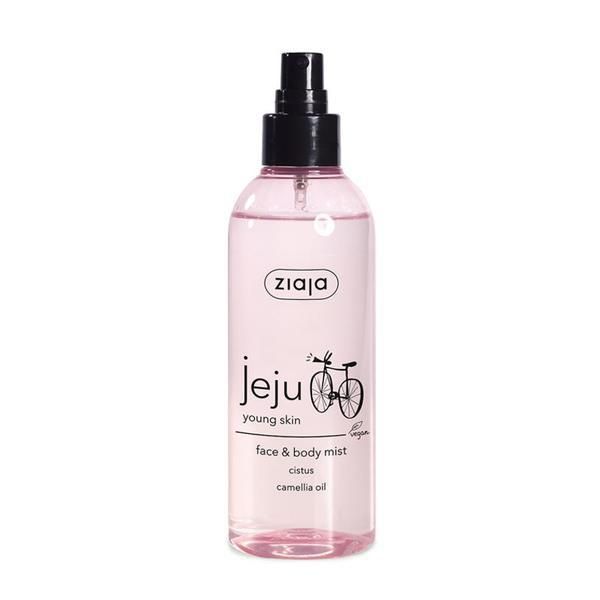 Ziaja Спрей за лице и тяло - Ziaja Jeju Pink Young Skin Face &amp; Body Mist, 200 мл
