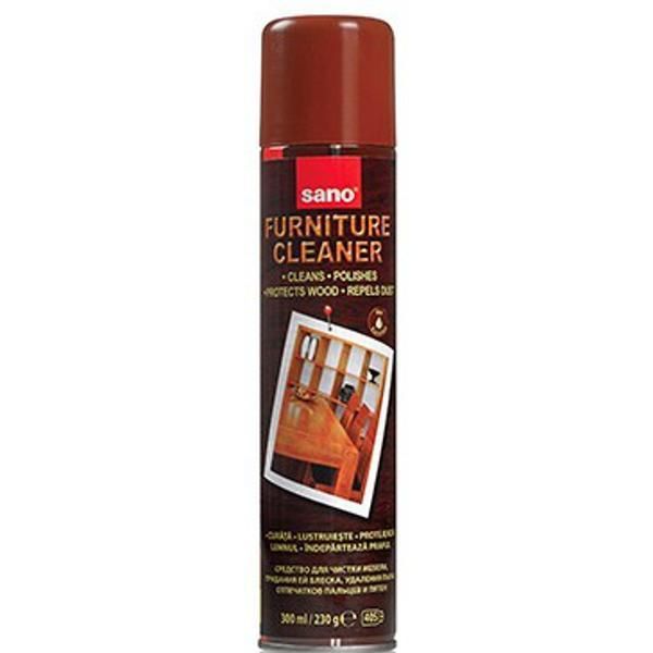 Sano Спрей за мебели - Sano Furniture Cleaner Aerossol, 300 мл