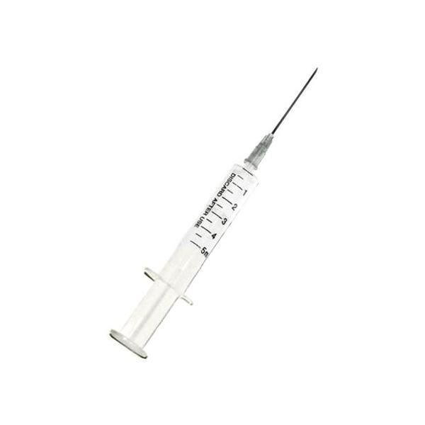 KDM Спринцовки 2 Компонента Еднократна употреба KDM, 5мл, игла чермо 0.70мм x 40мм, стерилни, 100 броя