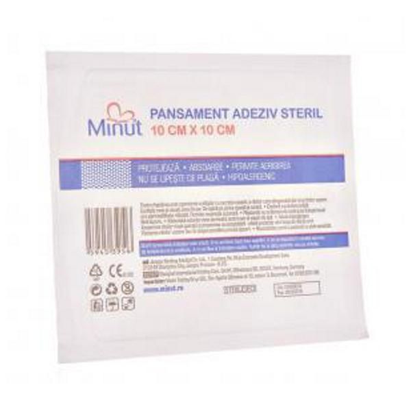 Vision Trading Стерилна лепилна превръзка Pore Minute Vision Trading, 10 х 10 см