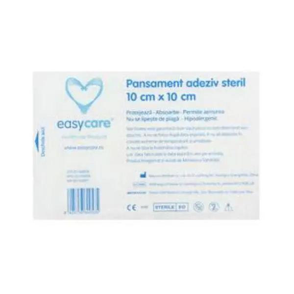 Easy Care Стерилна лепяща превръзка Easy Care, 10см x 10см