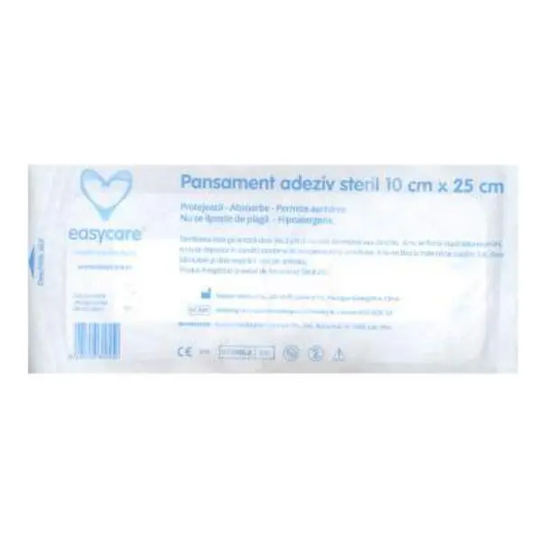 Easy Care Стерилна лепяща превръзка Easy Care, 10см x 25см
