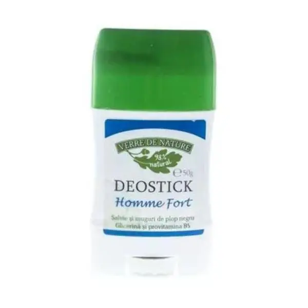 Manicos Стик дезодорант с градински чай и черна топола Verre de Nature Homme Fort Manicos, 50г