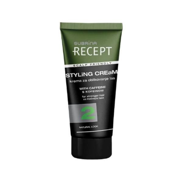 Subrina Стилизиращ крем за коса - Subrina Recipe Стилизиращ крем с кофеин, 150 мл