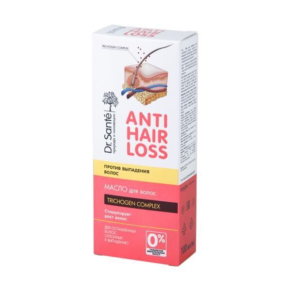 Dr. Sante Стимулиращо растежа на косата масло срещу косопад с трихоген комплекс Dr. Sante, 100мл