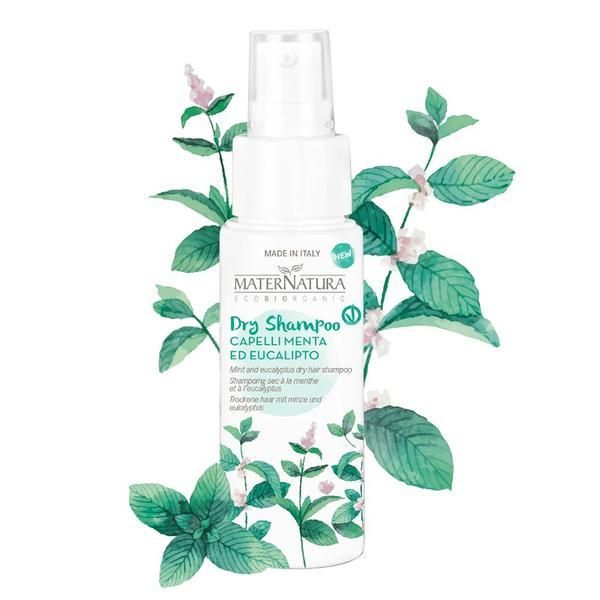Maternatura Сух шампоан с мента и евкалипт MaterNatura, 50 мл