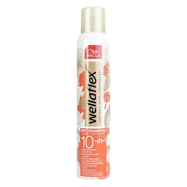 Wellaflex Сух шампоан - Wella Wellaflex Dry Shampoo Sweet Sensation, 180 мл