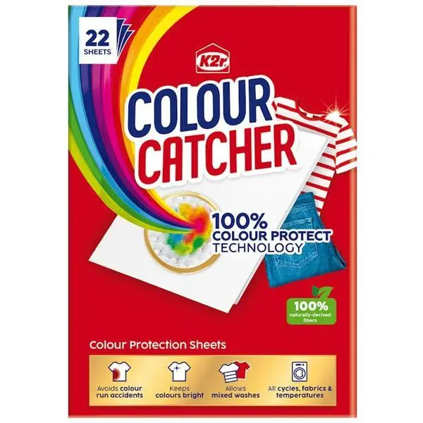 K2r Сълфетки за предпазване на дрехи Color Catcher - K2r Color Catcher, 22 салфетки