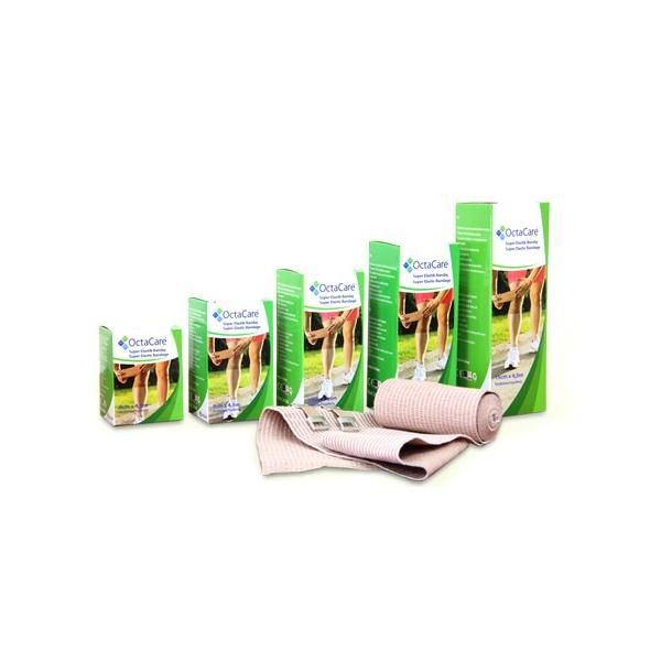Octamed Супер еластична лента - Octamed OctaCare Super Elastic Bandage, еластичност 200%, 20см x 4.5м