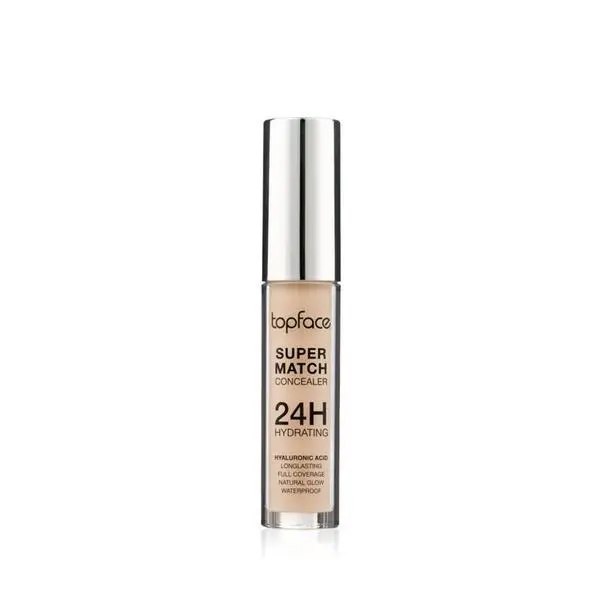 Topface Супер устойчив коректор - Topface Super Match Concealer 24 H Hydrating, PT474.001, 6 мл