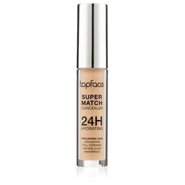 Topface Супер устойчив коректор - Topface Super Match Concealer 24 H Hydrating, PT474.004, 6 мл