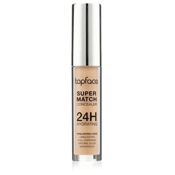 Topface Супер устойчив коректор - Topface Super Match Concealer 24 H Hydrating, PT474.006, 6 мл