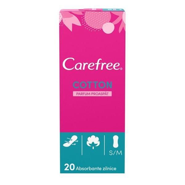 Carefree Свежи ароматизирани ежедневни абсорбенти - Carefree Fresh Pantyliners, 20 бр