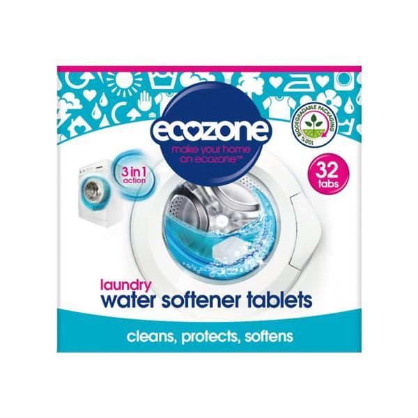 Ecozone Таблетки против котлен камък за пералня Ecozone 3 в 1, 32 бр