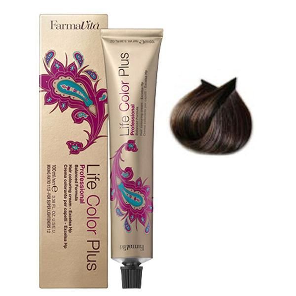 Farmavita Тайна боя - FarmaVita Life Color Plus Professional, нюанс 5.31 Light Golden Ash Brown, 100 мл