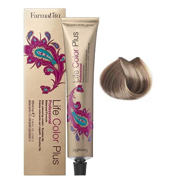 Farmavita Тайна боя - FarmaVita Life Color Plus Professional, нюанс 9.07 Very Light Mat Blonde, 100 мл