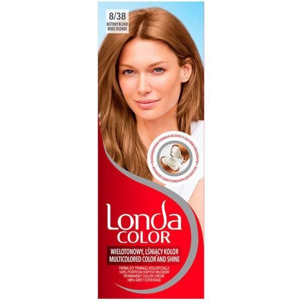 Londa Color Тайна боя - Londa Color Multicolored Colour and Shine, нюанс № 8/38 blond beige, 1 бр