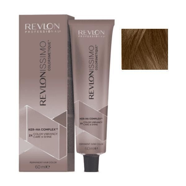 Revlon Professional Тайна боя - Revlon Professional Tinte Revlonissimo Colorsmetique Ker-Ha Complex Перманентна боя за коса, нюанс 5.41 Светъл кестен пепеляво кафяв, 60 мл